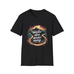 Collect Moments Not Things | Travel Inspiration Art Unisex Softstyle T-Shirt