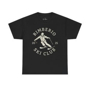 Rimberio 2025 Ski Club Graphic Design Unisex Heavy Cotton Tee