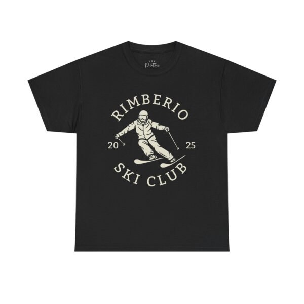 Rimberio 2025 Ski Club Graphic Design Unisex Heavy Cotton Tee