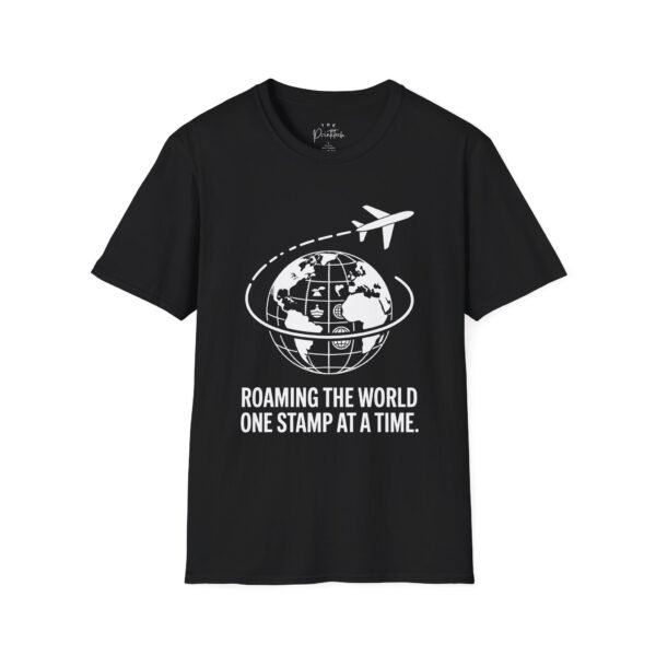 Travel Stamp Unisex T-Shirt - Roaming the World Design Custom Printed Apparel