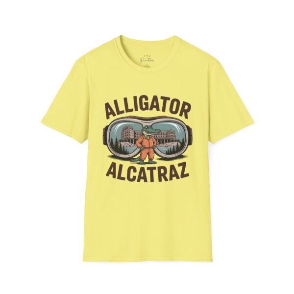 Funny Alligator Alcatraz T-Shirt - Image 3
